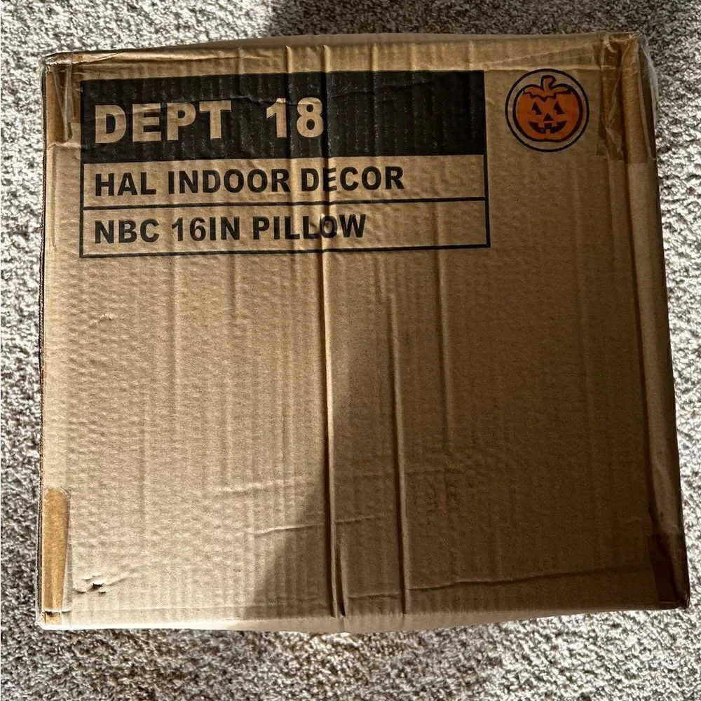 Lot of 4: 16” NBC Jack Skellington Decorative Pillow Soft